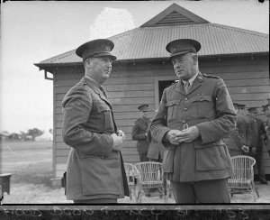 Army Service Corps officers at Liverpool Camp