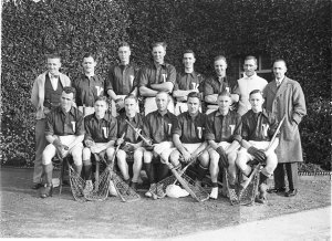 Group photographs of Victorian lacrosse team, 1928