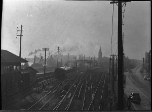 Market Street Railway, railway station at Newcastle, Sc...