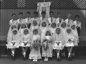 St Francis' Convent; first communion