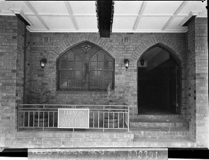 Exterior, showing entrance, T. Dixon's funeral parlour