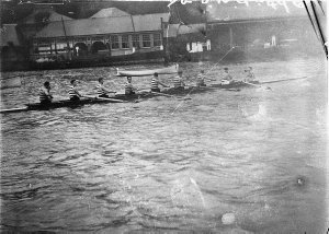 Opening, Mosman Rowing Club. Eight oar rowing, NSW Rowi...