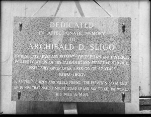 Mr Reid; Tablet to Archibald Sligo