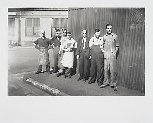 Photographs of Bushell's Factory workers; and 'Kismet' ...