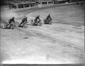 Speedway trials at Showground (taken for Empire Speedwa...