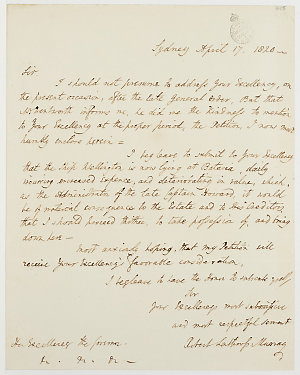 Sub-series 3: Wentworth family correspondence, 1817-182...