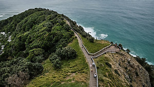 Item 04: Aerial view of walkway to the furthest lookout...