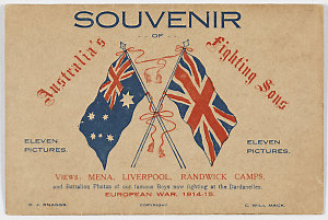 Souvenir of Australia's fighting sons ; views - Mena, L...