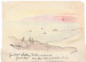 Sketches at Gallipoli, 1915 / Leslie Hore