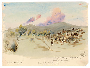 Sketches at Gallipoli, 1915 / Leslie Hore
