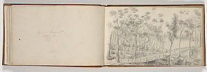 Item 01: Sketchbook with scenes in Europe and New South...