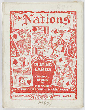 Nations playing cards / original designs by D. H. Soute...