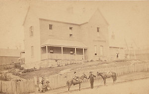 Scott family : [photograph of an unidentified residence...