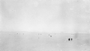 P135: On the floe ice near the Shackleton Shelf / Andre...