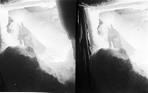 Item 25: View looking into the ice shaft igloo at 'The ...