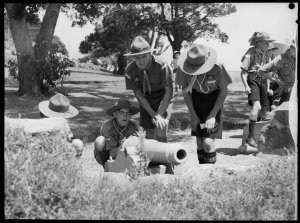 Scouts Garden Island, 10 January 1939 / photographs by ...
