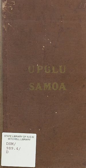 Upolu Samoa [picture] / J. Davis.