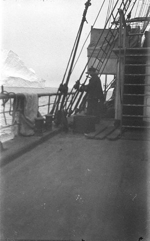 P034: Chief engineer Gillies on deck / John George Hunt...