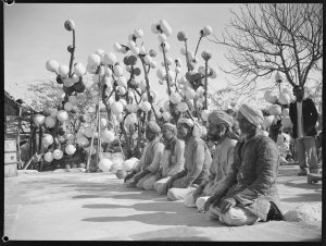 Pots on trees, India, 30 April 1945 / photographs by N....