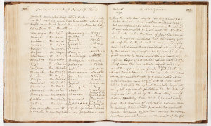 Page 306: Aboriginal word list collected by Joseph Bank...