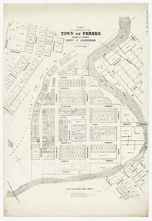 Plan of a portion of the Town of Forbes, Parish of Forb...