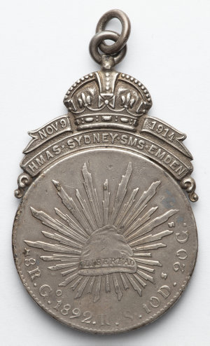 Item 0507: Medal pertaining to HMAS Sydney, SMS Emden, ...