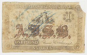 Item 020: Australian Joint Stock Bank Limited, banknote...