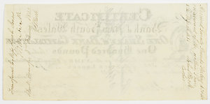Item 058: Bank of New South Wales, share certificate, 1...