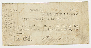 Item 364: Currency note, one shilling and sixpence, iss...