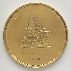 Medal presented to James Dunlop by Sir John Herschel on...