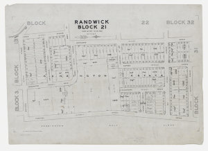 [Randwick block plans] [cartographic material] / H.E.C....