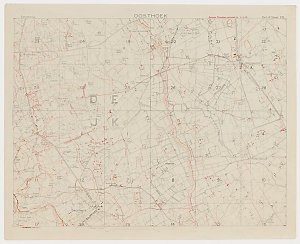 Oosthoek [cartographic material] : [World War I map of an area in Flanders, Belgium] / F.S. Co.