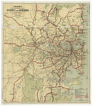 Road and municipal map of Sydney and suburbs [cartograp...