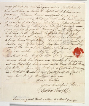 Item 09: Letter received by John Fowell from Newton Fow...