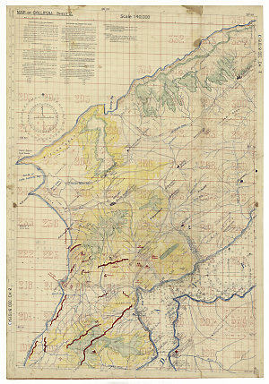 Map of Gallipoli [cartographic material] / reproduced by the Survey Dept. Egypt from a map published by the War Office.
