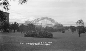 Samuel Wood - postcard photonegatives of Sydney Harbour...