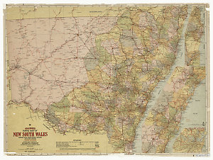 Towns map of New South Wales [cartographic material] Sh...