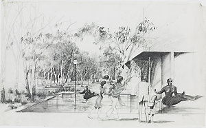 Sketch plans for the Sculpture Garden, Australian Natio...