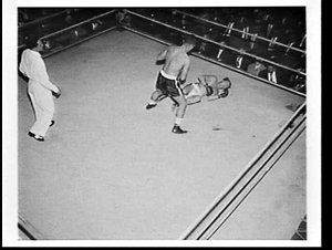 Boxing match between Beasley and Mike Holt, South Afric...