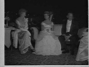 HRH Princess Alexandra of Kent at a ball, Sydney, 1959