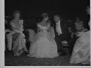 HRH Princess Alexandra of Kent at a ball, Sydney, 1959