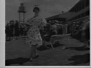 1959 Spring meeting fashion parade at Randwick Racecour...