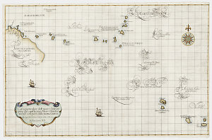 Carta particolare dell' mare é Isole scoperte dal capitano Iacomo Maier Olandese nel 1617 con parte dell nuova Guinea. [cartographic material] : d'Asia Carta XX.
