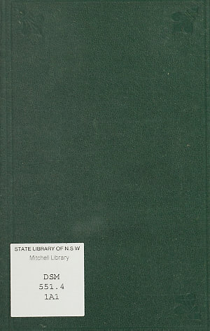 Manual of physical geography of Australia / by H. Beres...