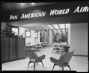 Job no. 180: Pan American Airways interior, September 1...
