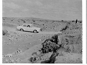Testing the first Ford Cortina on dirt roads, Broken Hi...