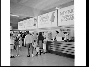 Milkbar with Mynor topping and cordial, Devondale ice c...