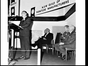 Official opening of the Furniture Show 1970, Sydney Sho...