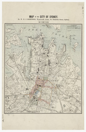 Map of the city of Sydney [cartographic material] / by ...