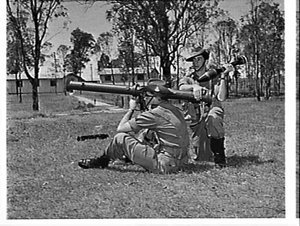 University of New South Wales Regiment at CMF exercises...